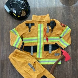 Teetot Firefighter Dress Up Costume Size 5-6